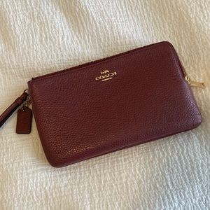 Coach Double Zip Wristlet